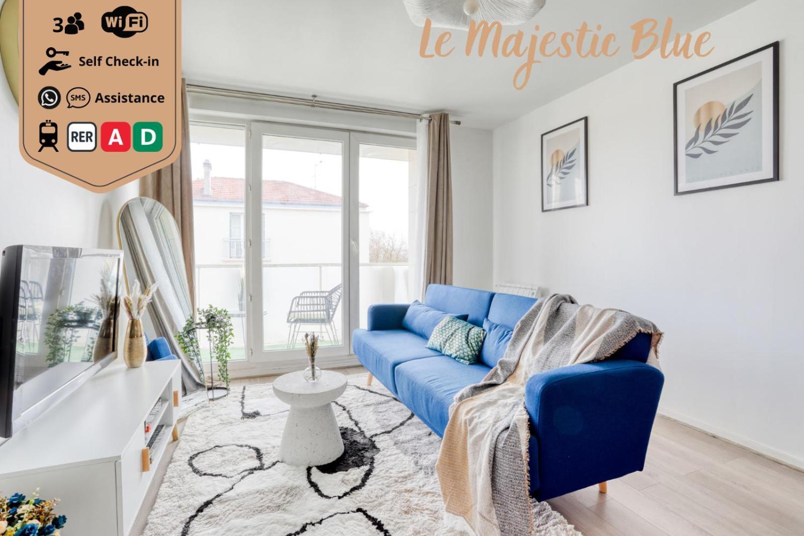 Le Majestic Blue - Metro 8/Hopital Henri Mondor 克雷泰伊 外观 照片